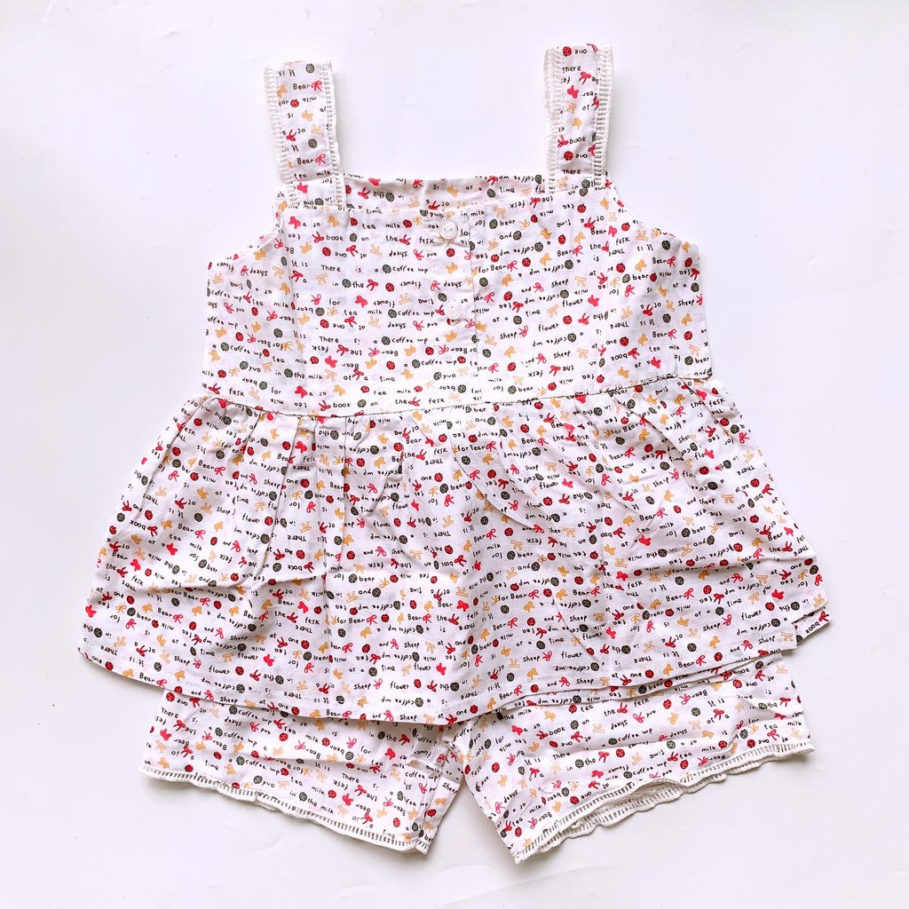 Bộ Hai Dây Peplum Kaizoo Kate Nhiều Họa Tiết 17-20kg