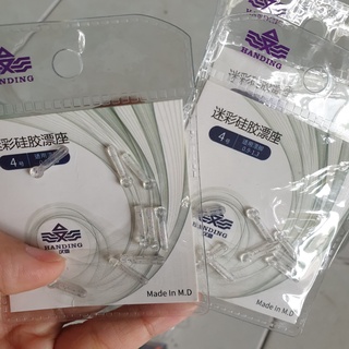 GHIM PHAO TRONG SUỐT SILICON HANDING ( VỈ 8 cái )