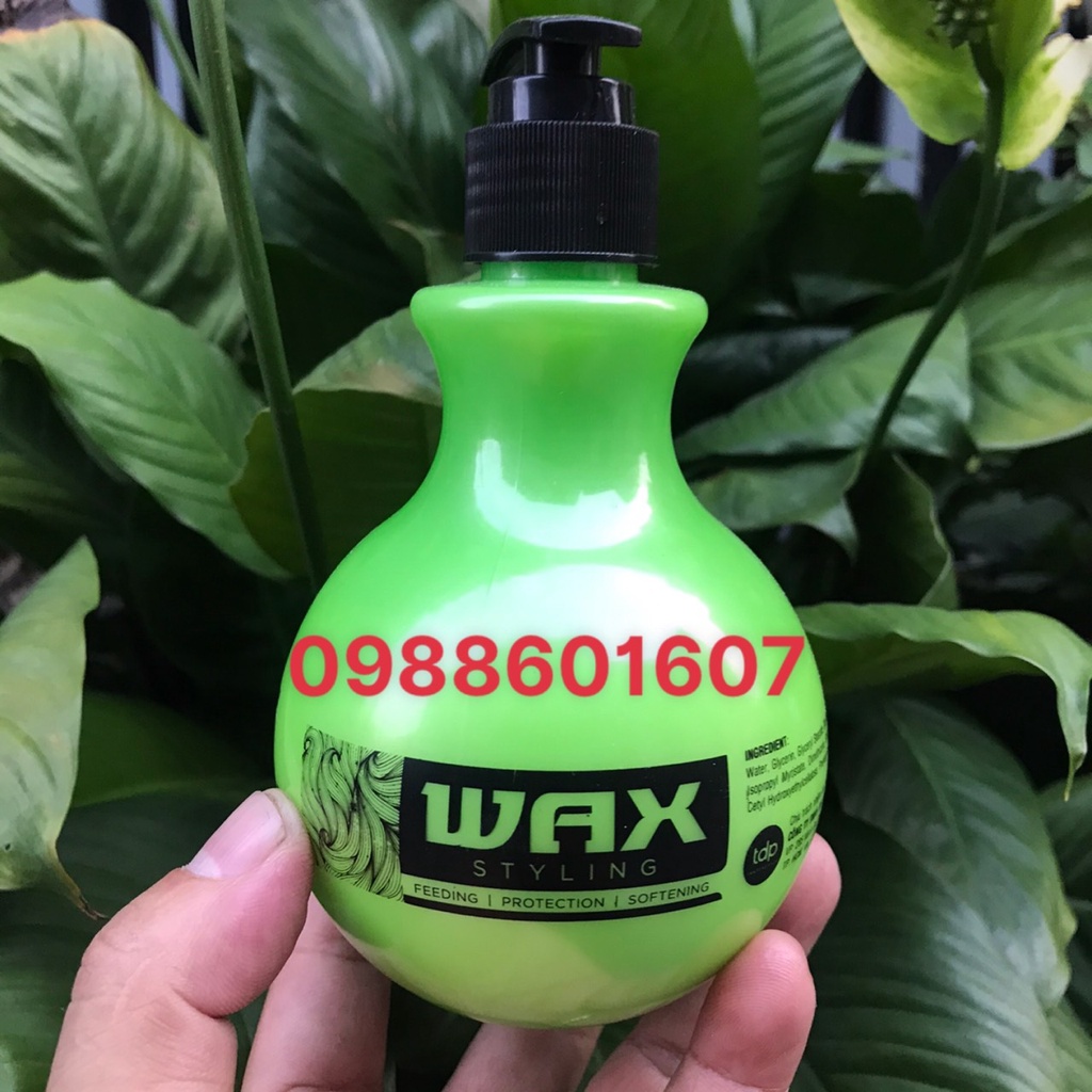 Wax giữ nếp và dưỡng dành cho tóc uốn xoăn WELLMATE Collagen Wax Styling 250ml
