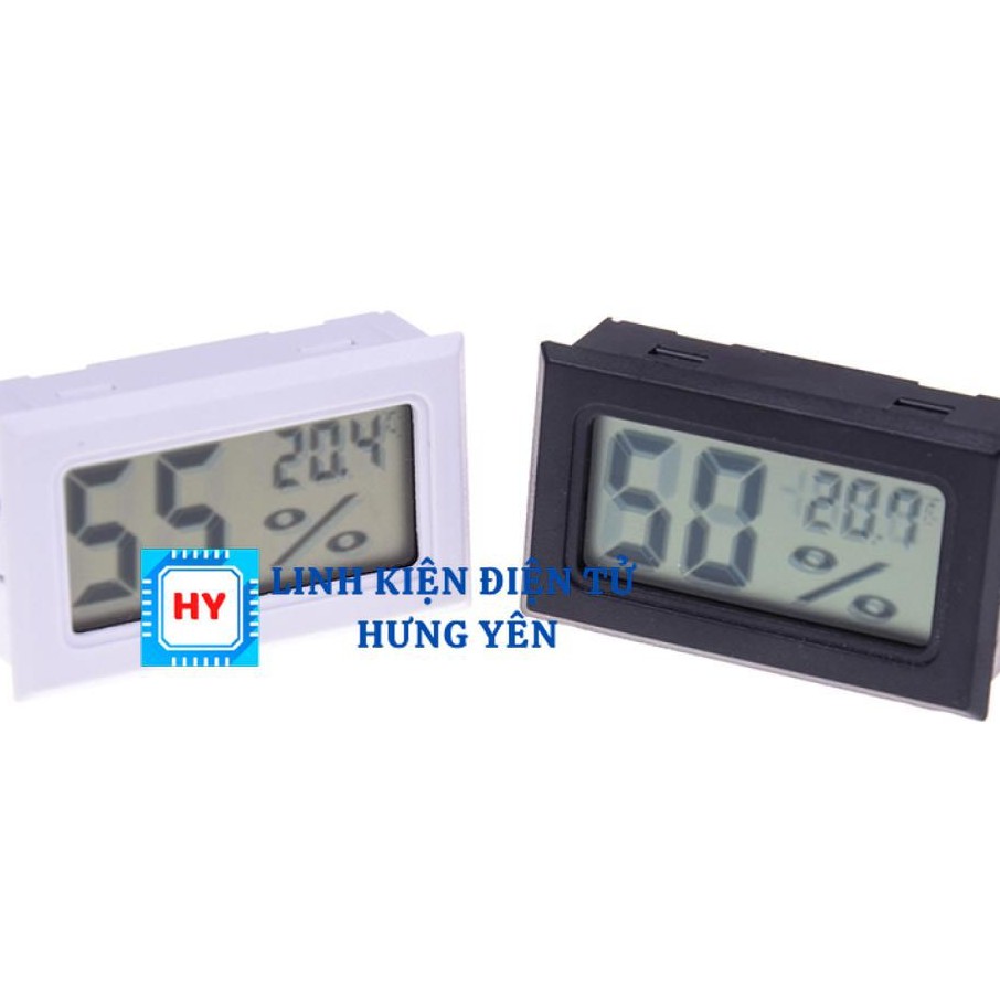 Nhiệt Kế Điện Tử Mini Màu Trắng Để Đo Điện Tử Trong Nhà Tiện Lợi