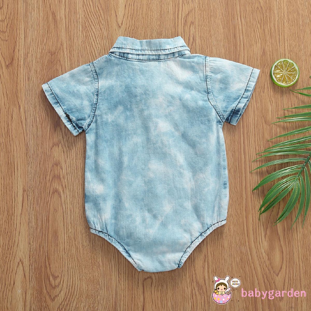 Jumpsuit Tay Ngắn Được Làm Từ Chất Liệu Cotton Dùng Cho Bé Trai