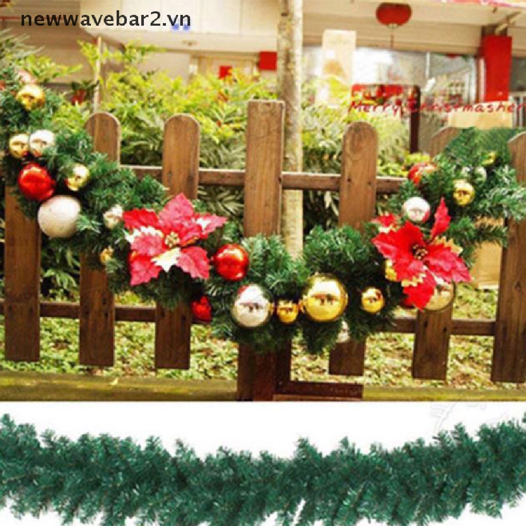 Dây lá thông trang trí Giáng Sinh dài 5.5m nhựa PVC