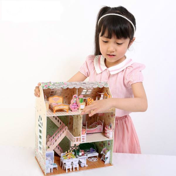 Mô hình giấy 3D CubicFun - Nhà búp bê cổ tích - Dreamy Dollhouse - P645h
