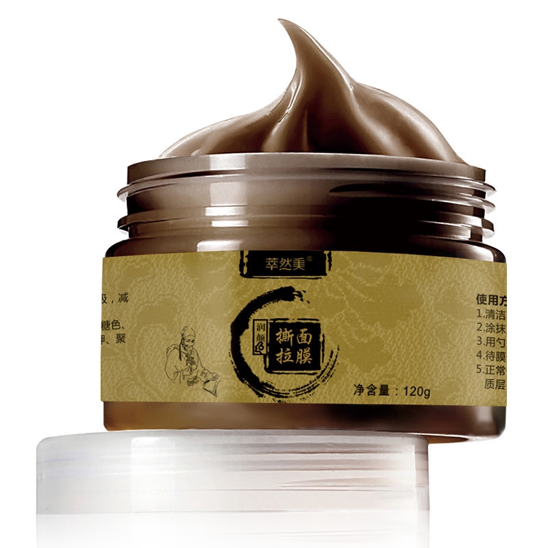 (Hàng Mới Về) Mặt Nạ Thảo Dược Nhân Sâm Lột Mụn Đầu Đen 120g