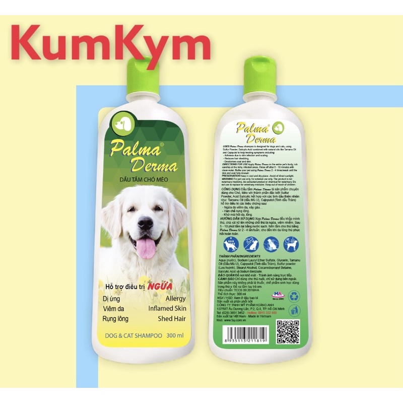 Dầu tắm Palma Derma 300ml