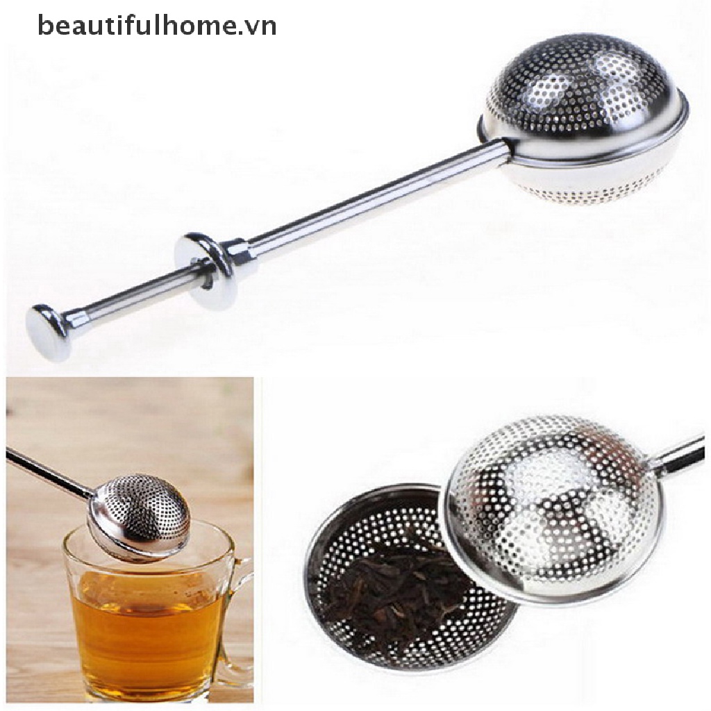 Dụng Cụ Lọc Trà Cầm Tay Bằng Thép Không Gỉ