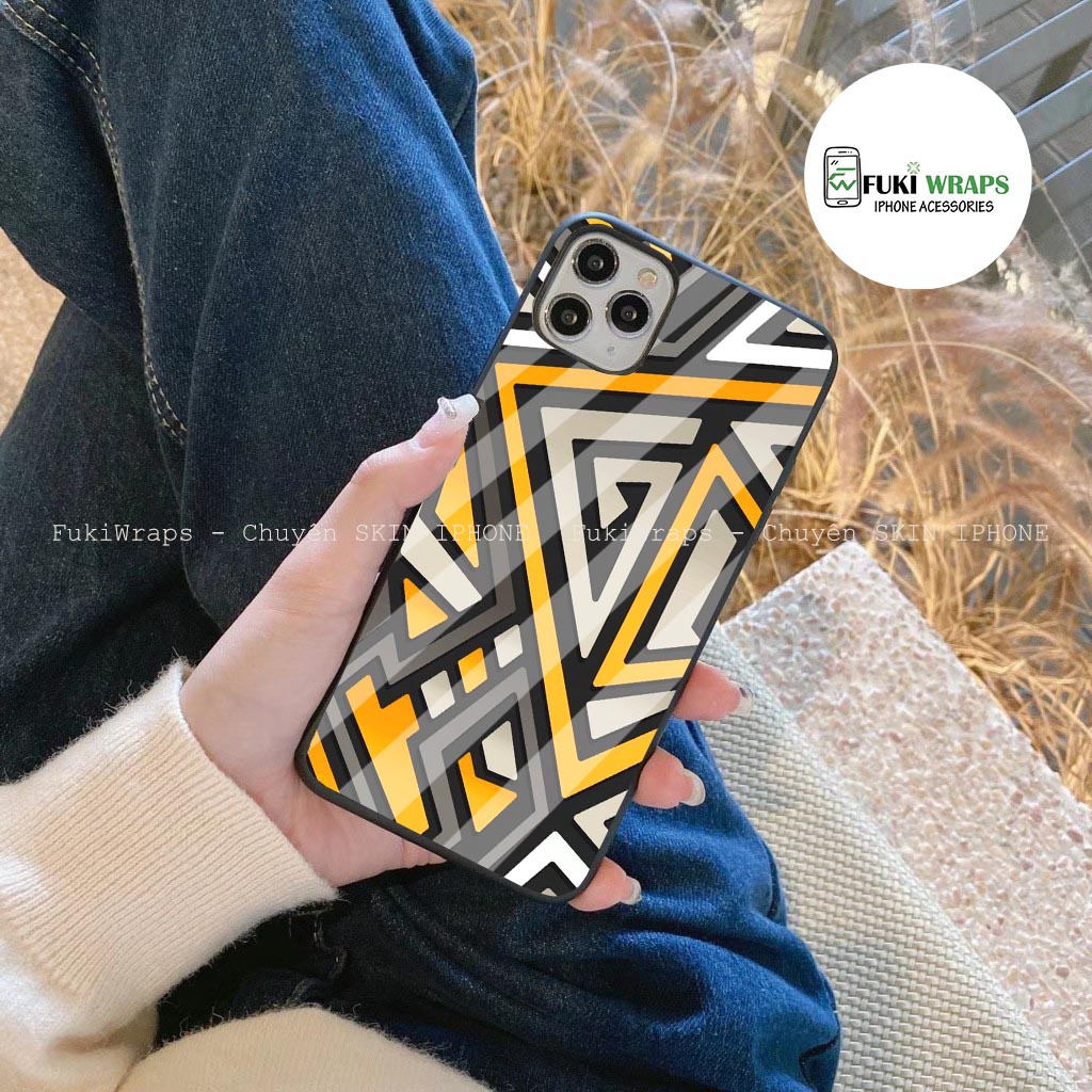 Ốp Lưng Kính Cường Lực / Case Chống Vỡ Dành Cho 13ProMax 12ProMax 11ProMax X XSMAX Fukishop
