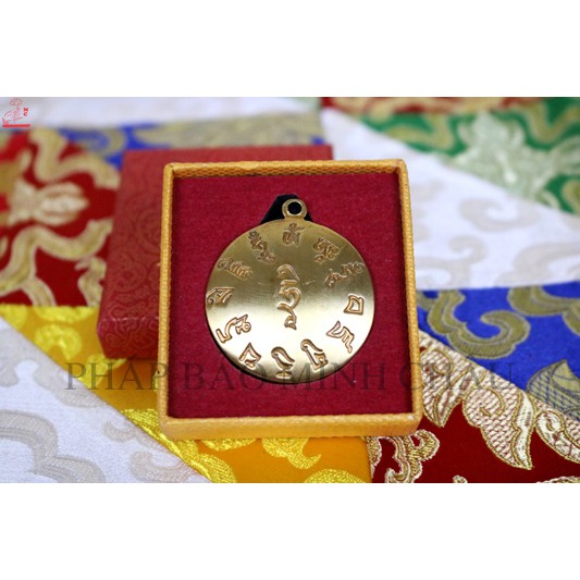 MẶT ĐEO ĐỒNG 3.5CM (TARA XANH - LIÊN HOA SANH - HOÀNG THẦN TÀI)