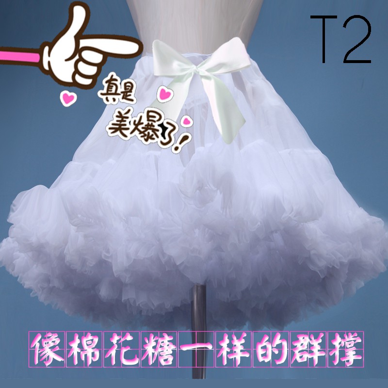 Tùng phồng nơ xòe lót trong váy 3 lớp dày dặn/ tùng lolita/ tùng cosplay hóa trang