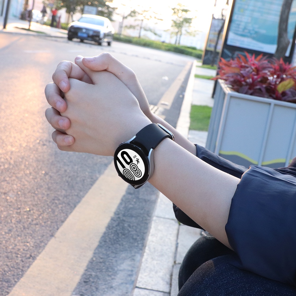 Dây Silicone Thay Thế Cho ĐồNg Hồ Samsung galaxy Watch 4 40mm 44mm / Watch 4 Classic 46mm 42mm