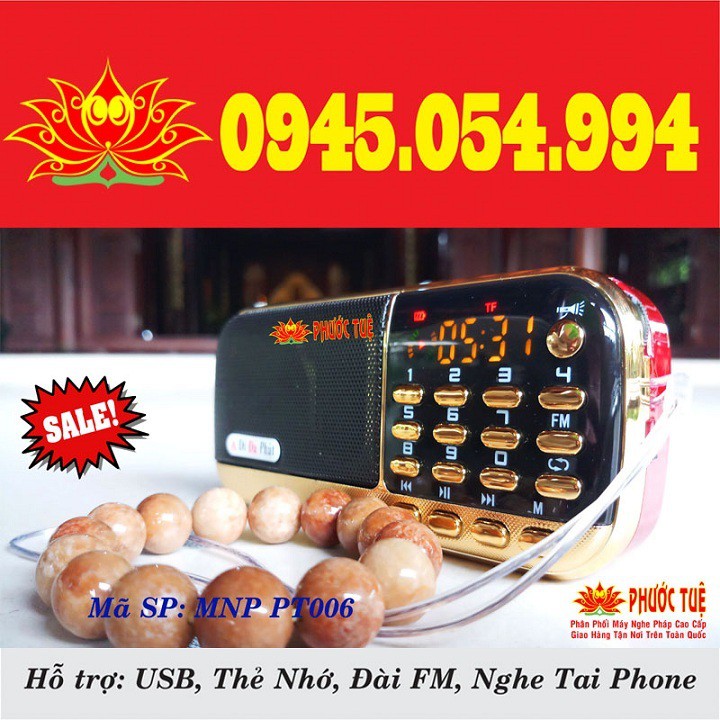 📺Máy Nghe Pháp PT 006s, Thẻ Nhớ 8G, Ghi Sẵn Các Bài Giảng Thuyết Pháp, Tụng Kinh, Niệm Phật – PT006s+Thẻ Nhớ 8G+Sạc