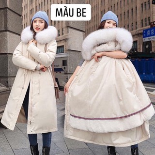 [Hàng oder 10-15 ngày về] Áo khoác dáng dài (có săn màu xanh sz M, đỏ sz M)