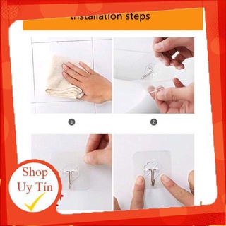 Combo 10 móc dán tường chịu lực