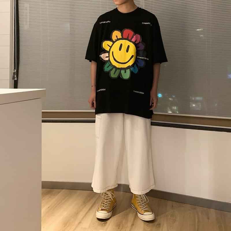 ÁO PHÔNG HOA MẶT TRỜI KAIKAKI KIKI UNISEX MẪU MỚI 2020 | BigBuy360 - bigbuy360.vn