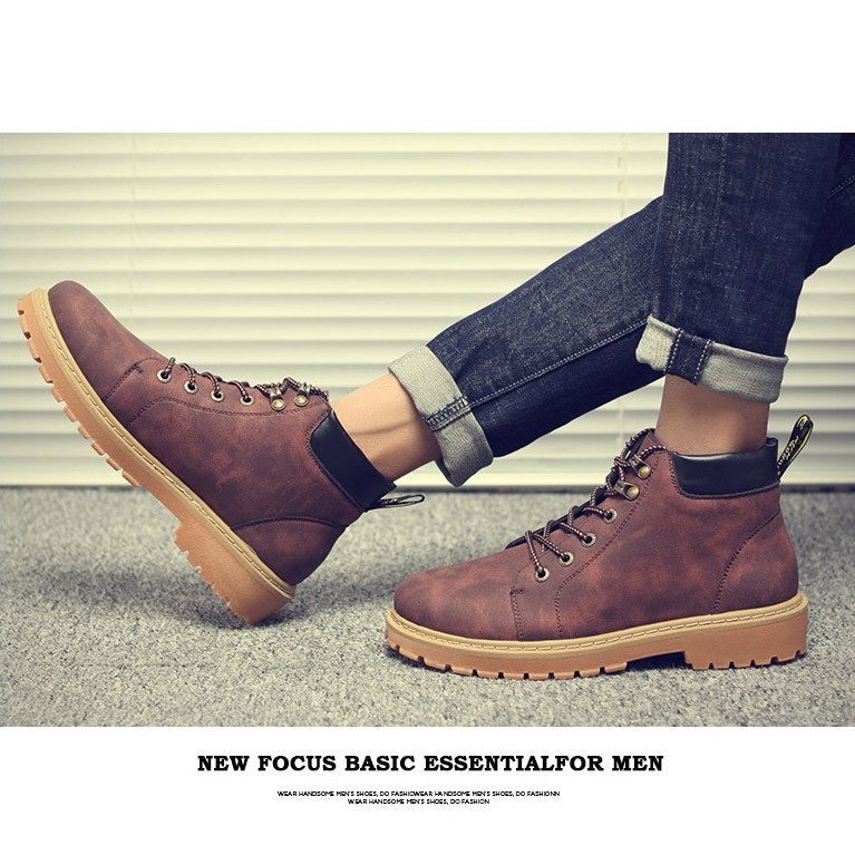 Giày Boots Cổ Cao BCC004PP Nam | BigBuy360 - bigbuy360.vn