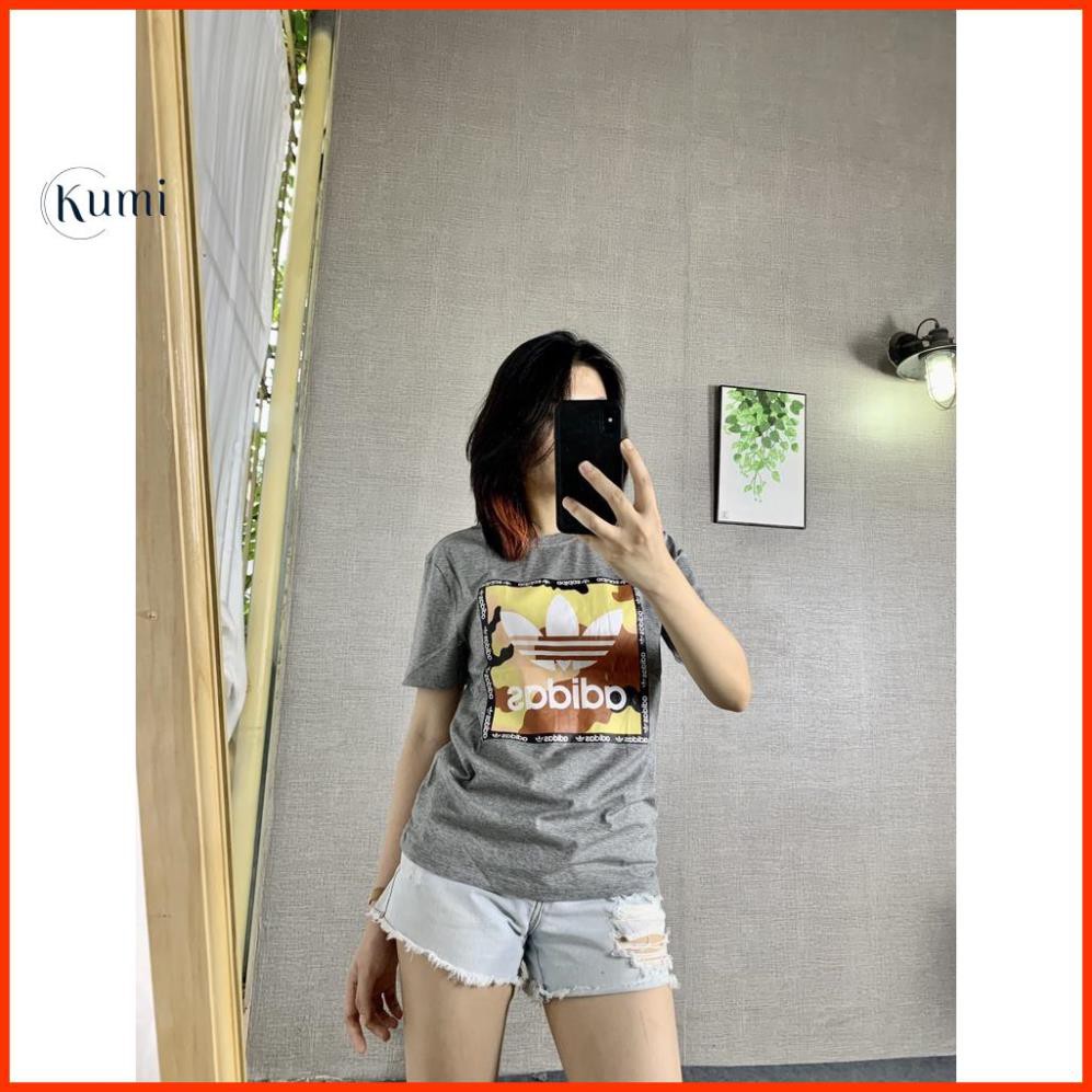 Áo thun nam nữ, áo phông nam nữ chất cotton cao cấp Adidas xuất khẩu co giãn thoáng mát trẻ trung Kumi Fashion | BigBuy360 - bigbuy360.vn