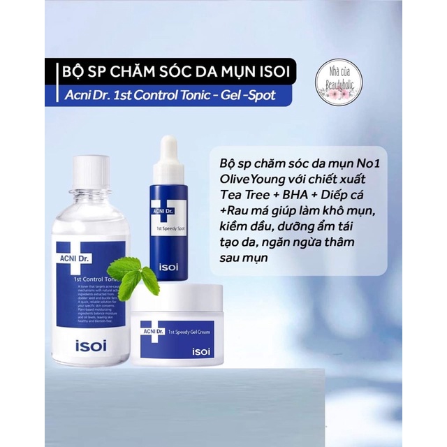 Dòng sản phẩm dành  cho mụn ISOI