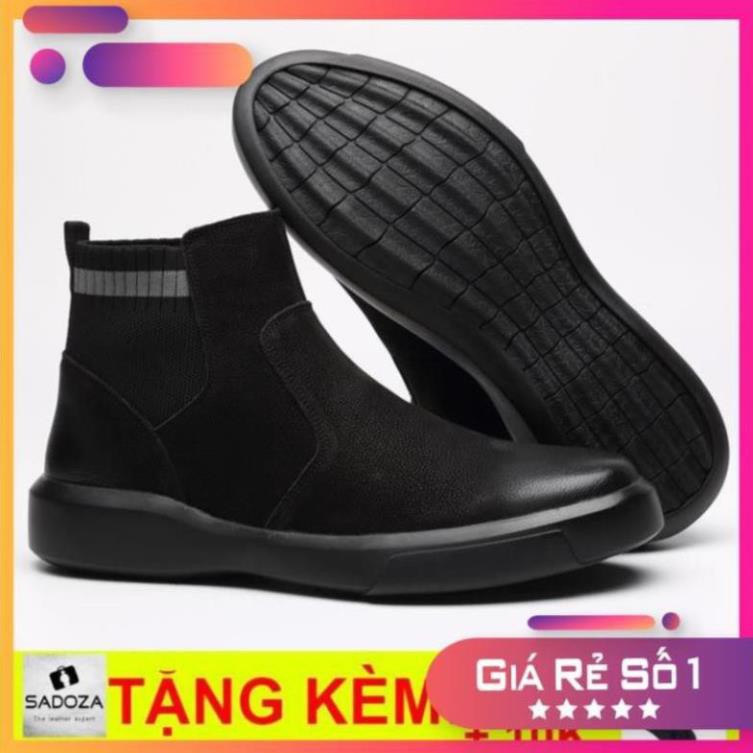 [Sale 3/3] Giày Bốt Nam Da Bò - FREESHIP - Giày Nam Đẹp Chelsea Boot Siêu Cao Cấp Lịch Lãm GNK101 Sale 11 -op1 " _ ?