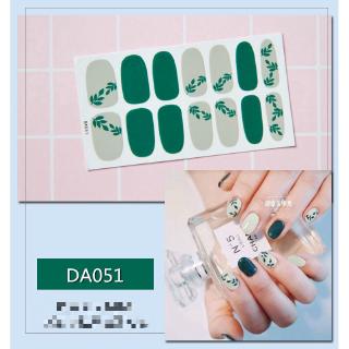 Set 14 nhãn dán móng nghệ thuật trang trí độc đáo