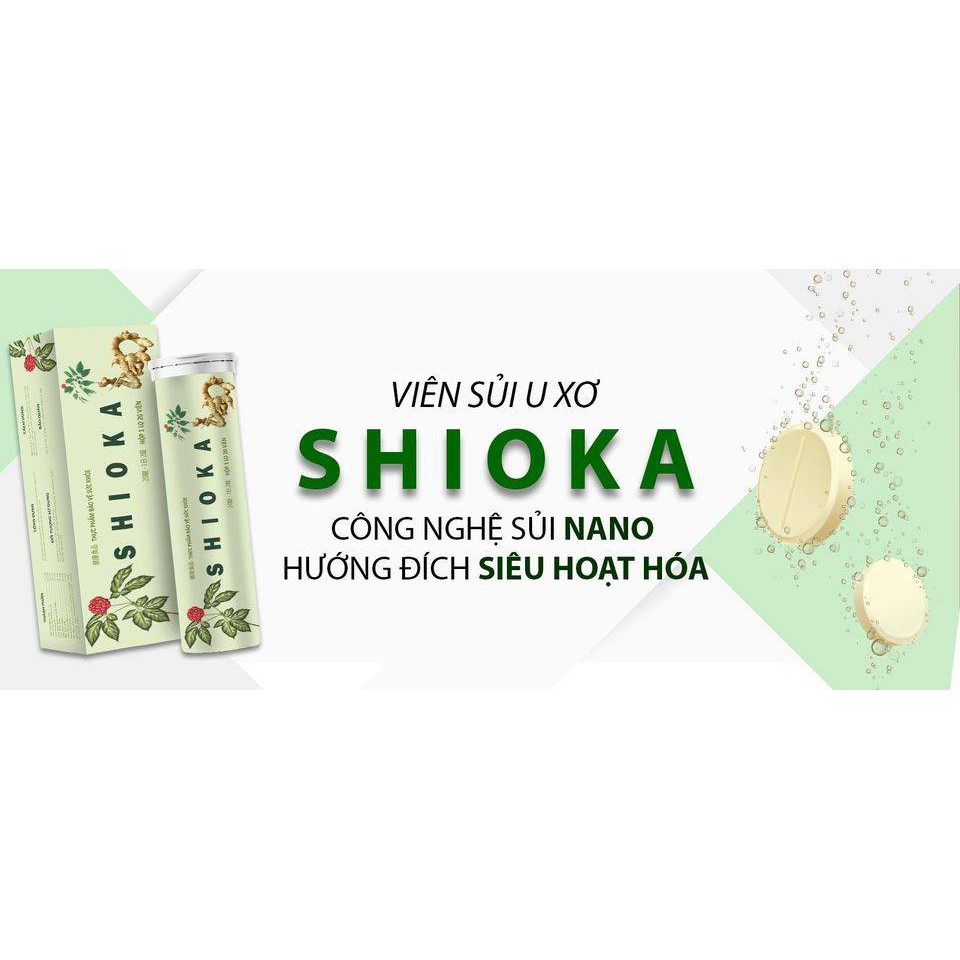 Viên Sủi SHIOKA - Hỗ Trợ Hạn Chế Sự Phát Triển Của U Xơ Tử Cung - Hộp 20 viên