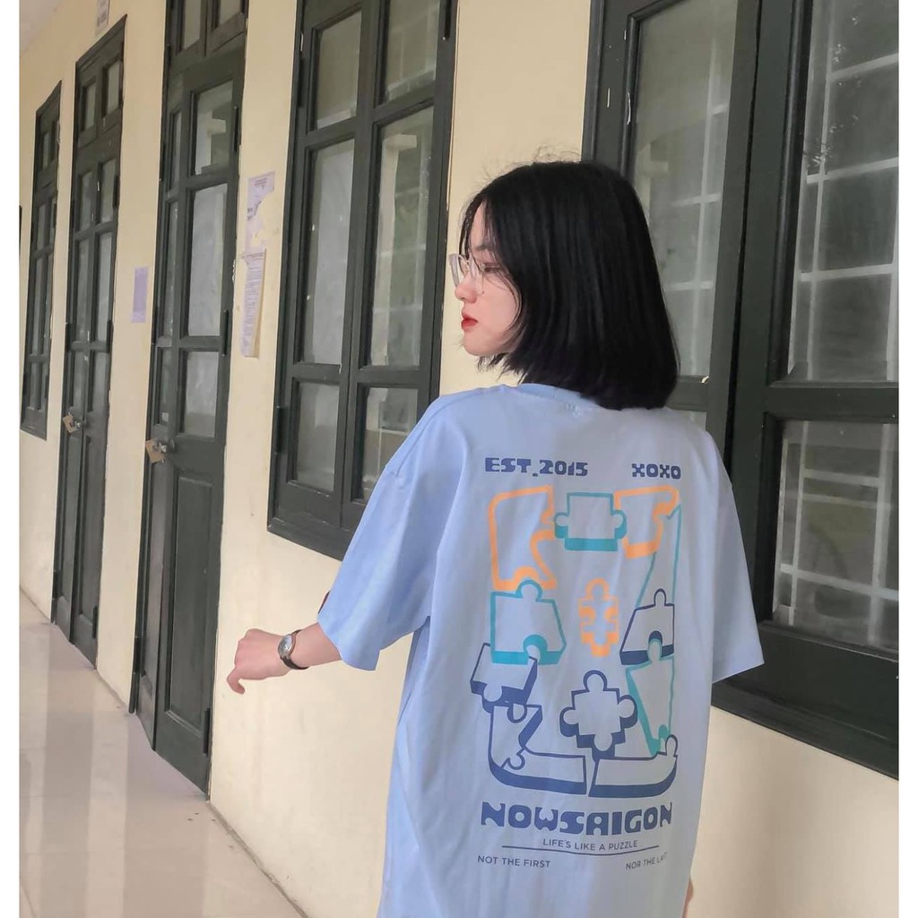 Áo thun LEVENTS ghép hình Form Rộng Tay lỡ | BigBuy360 - bigbuy360.vn