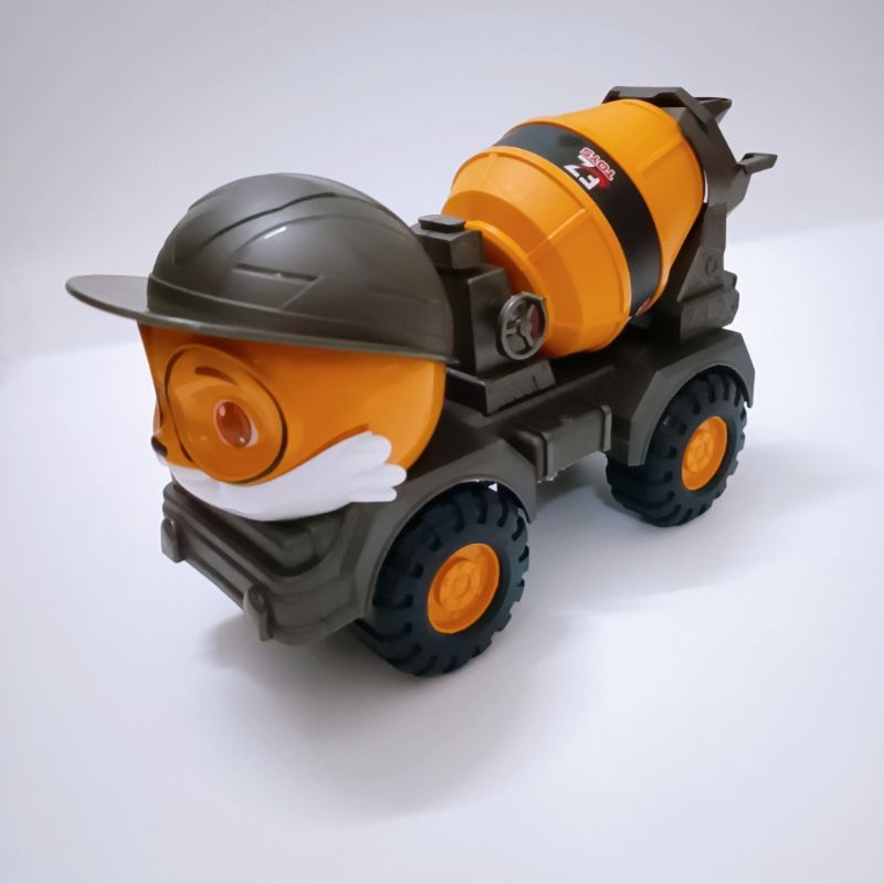 [SIÊU ĐẸP] Đồ chơi xe bồn công trường 28cm