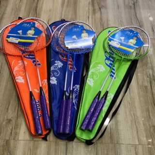 Cặp 2 vợt cầu lông tập luyện tặng 2 trái cầu lông hải Yến