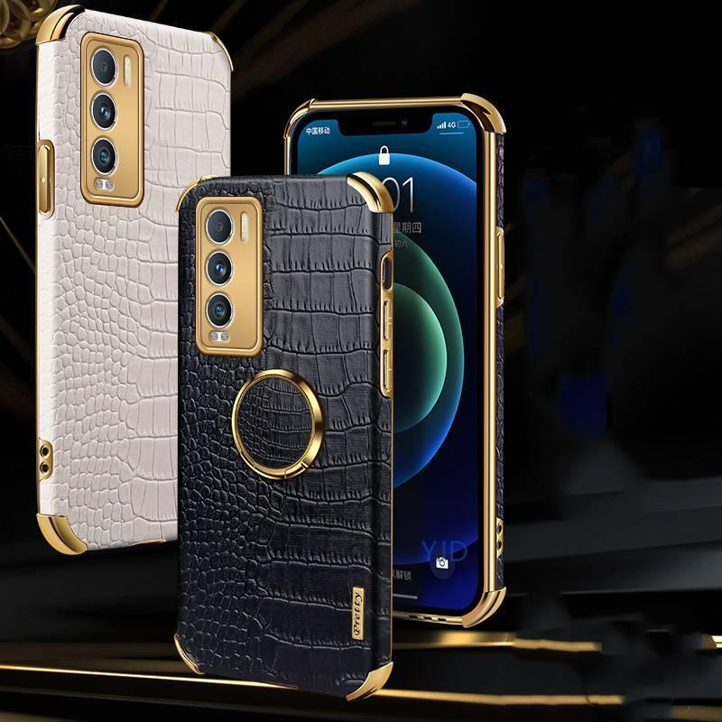 Ốp điện thoại da chống sốc mạ điện 6D cho Realme GT NEO GT Master GT Explorer Master Q3Pro
