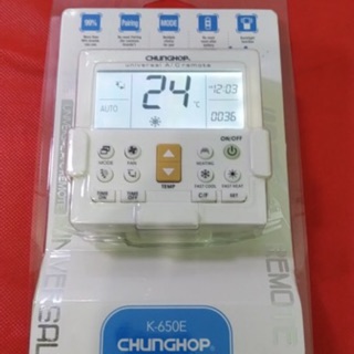 REMOTE ĐIỀU KHIỂN MÁY LẠNH ĐIỀU HOÀ ĐA NĂNG CHUNGHOP 650E