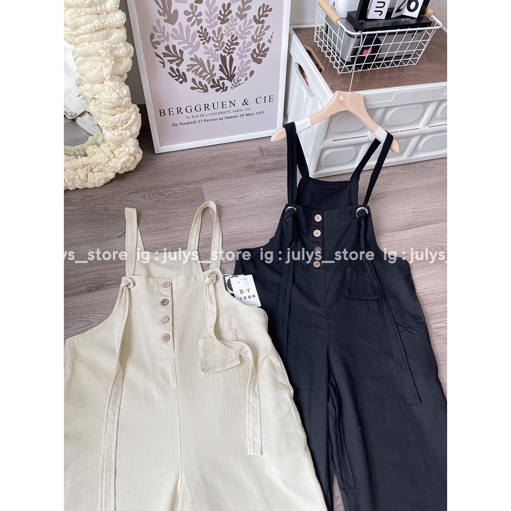 Quần yếm kaki thô buộc vai ulzzang (ảnh thật kèm video)