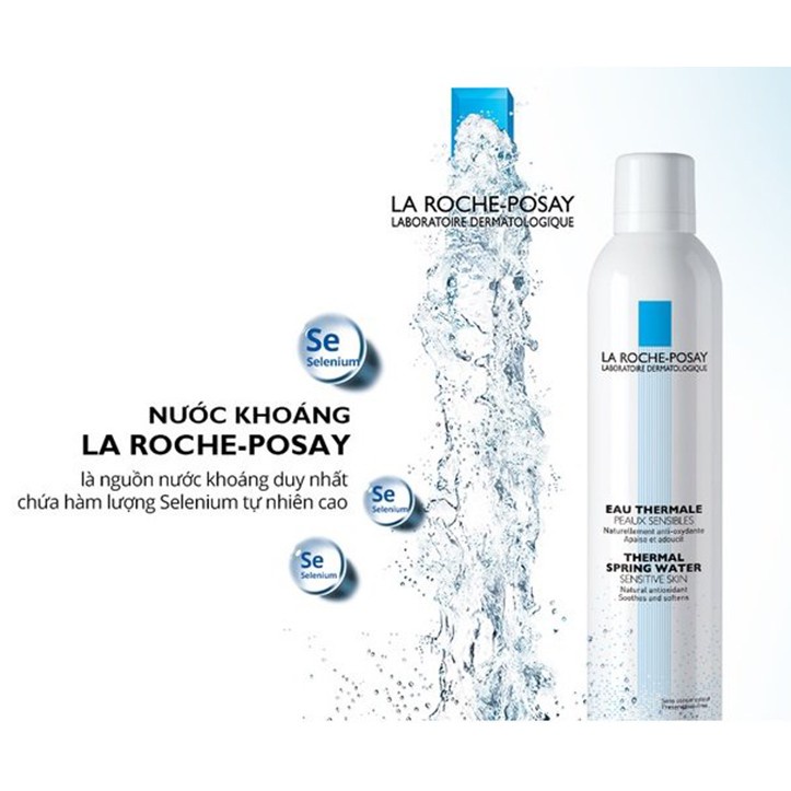 Xịt khoáng La Roche Posay Thermal Spring Water 300ml giúp làm dịu và bảo vệ da