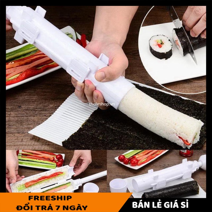 Dụng cụ làm sushi 🎉SALE ️🎉 Dụng cụ làm sushi tiện lợi giúp bạn dễ dàng làm sushi với nguyên liệu theo ý thích 6667