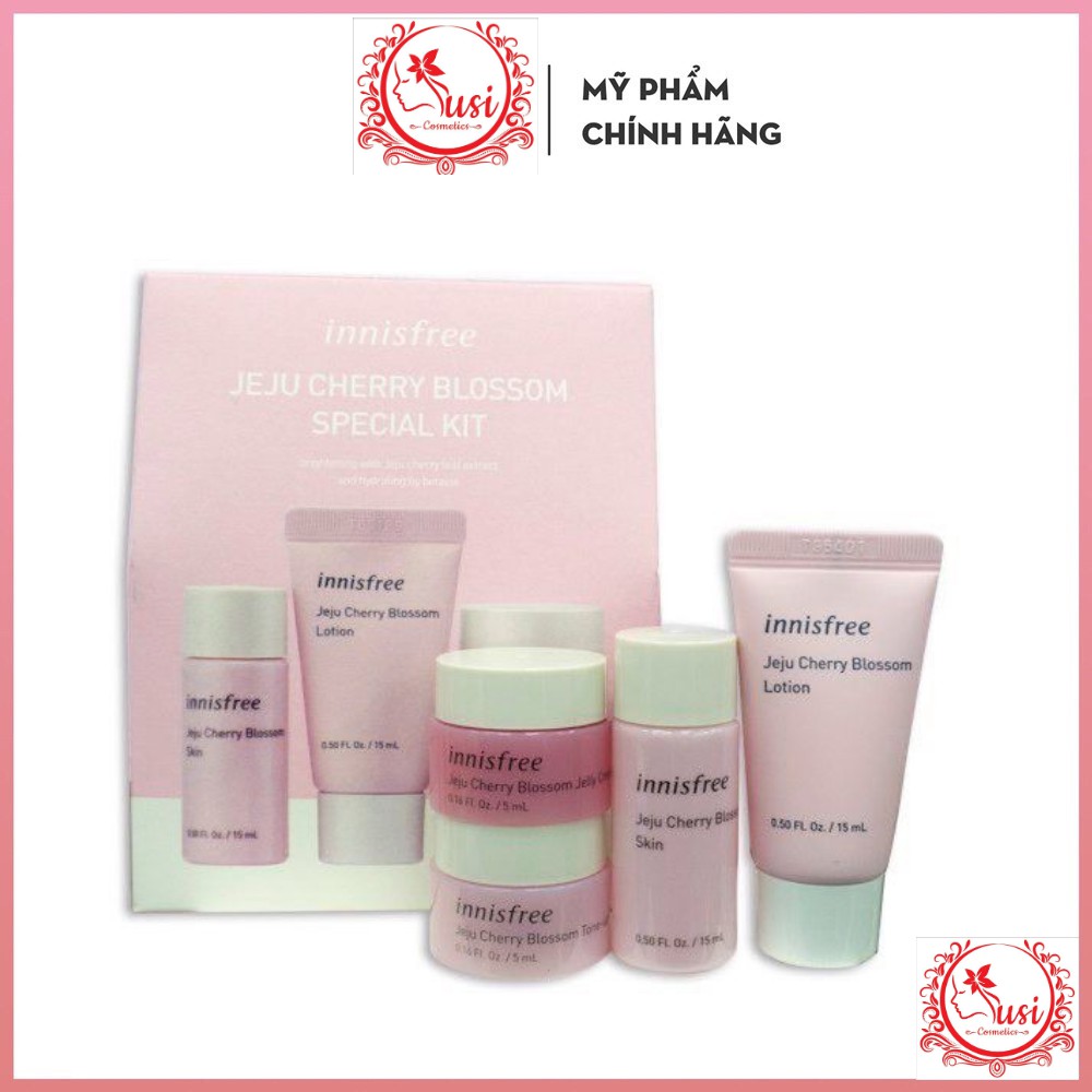 Kit dưỡng da Innisfree Jeju Cherry Blossom Special kit (4 items)