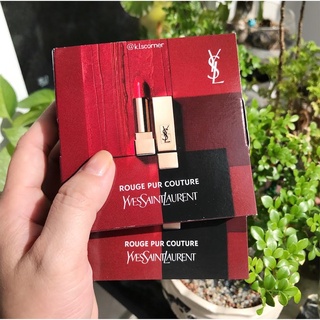 Son ysl rouge pur couture màu 01 le rouge, minisize 1.3g