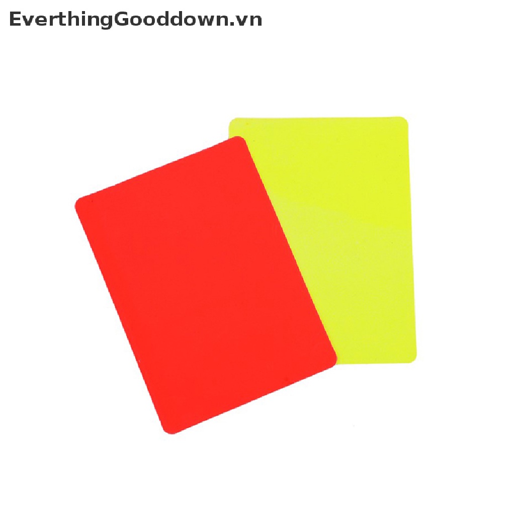 Everthinggooddown Thẻ Ghi Lại Trọng Tài Bóng Đá Màu Đỏ Và Vàng