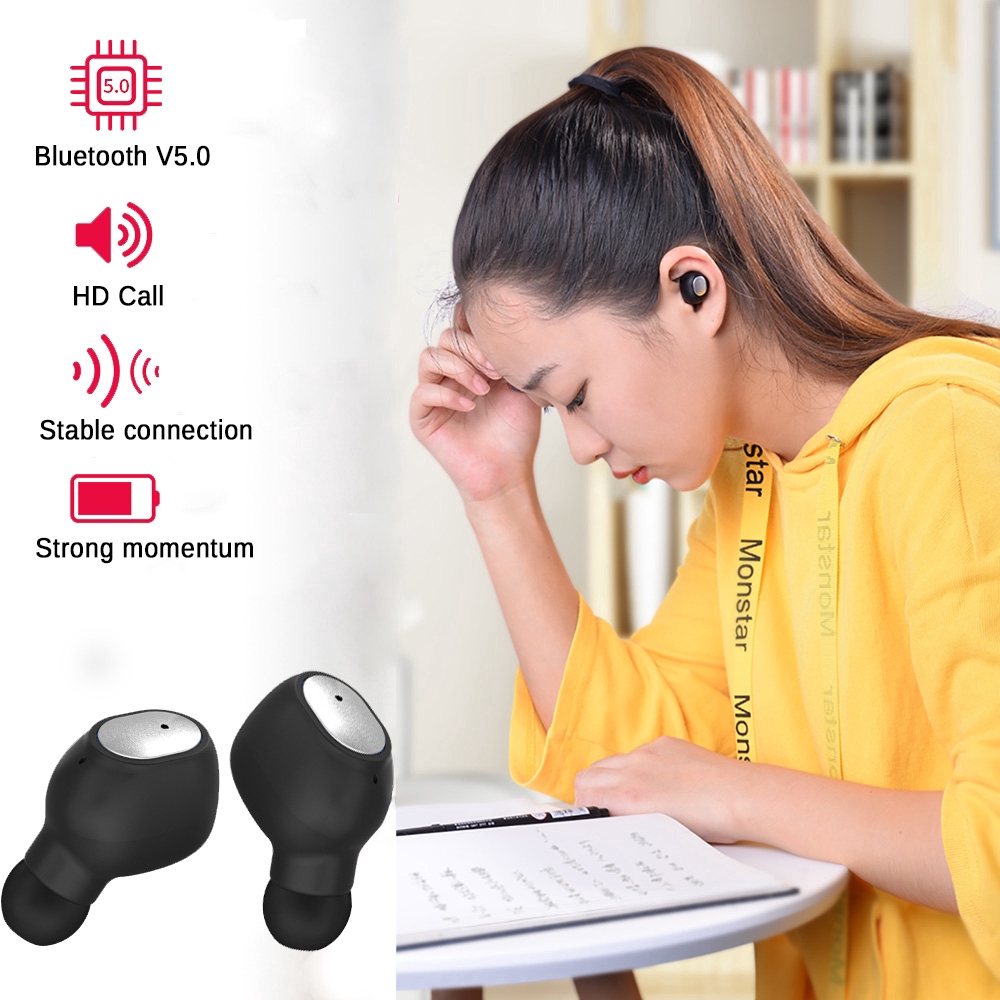 Wemitom Sport Bluetooth V5.0 Q3 Sound Bass Stereo Bluetooth Earphone Wireless Handfree With Mic For iphone xiaomi