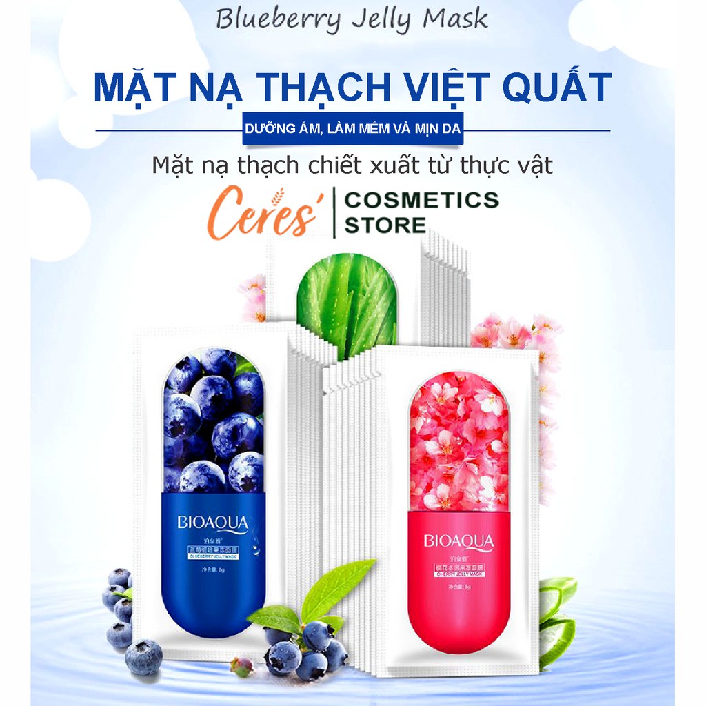 Mặt Nạ 💕𝑭𝒓𝒆𝒆𝒔𝒉𝒊𝒑💕 Mask Viên Thuốc Bioaqua - Nạ Ngủ Dưỡng Da Jelly Mask