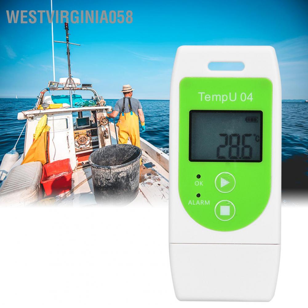 Westvirginia058 TempU04 PDF USB Temperature Data Logger Reusable Recorder