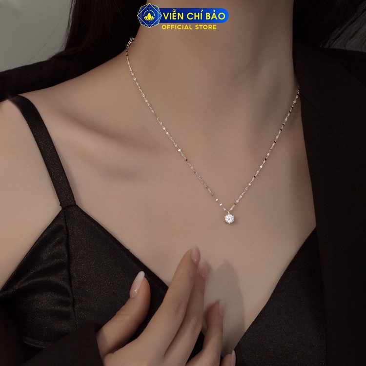 Dây chuyền bạc nữ tinh tú chất liệu bạc 925 thời trang phụ kiện trang sức nữ Viễn Chí Bảo D400769