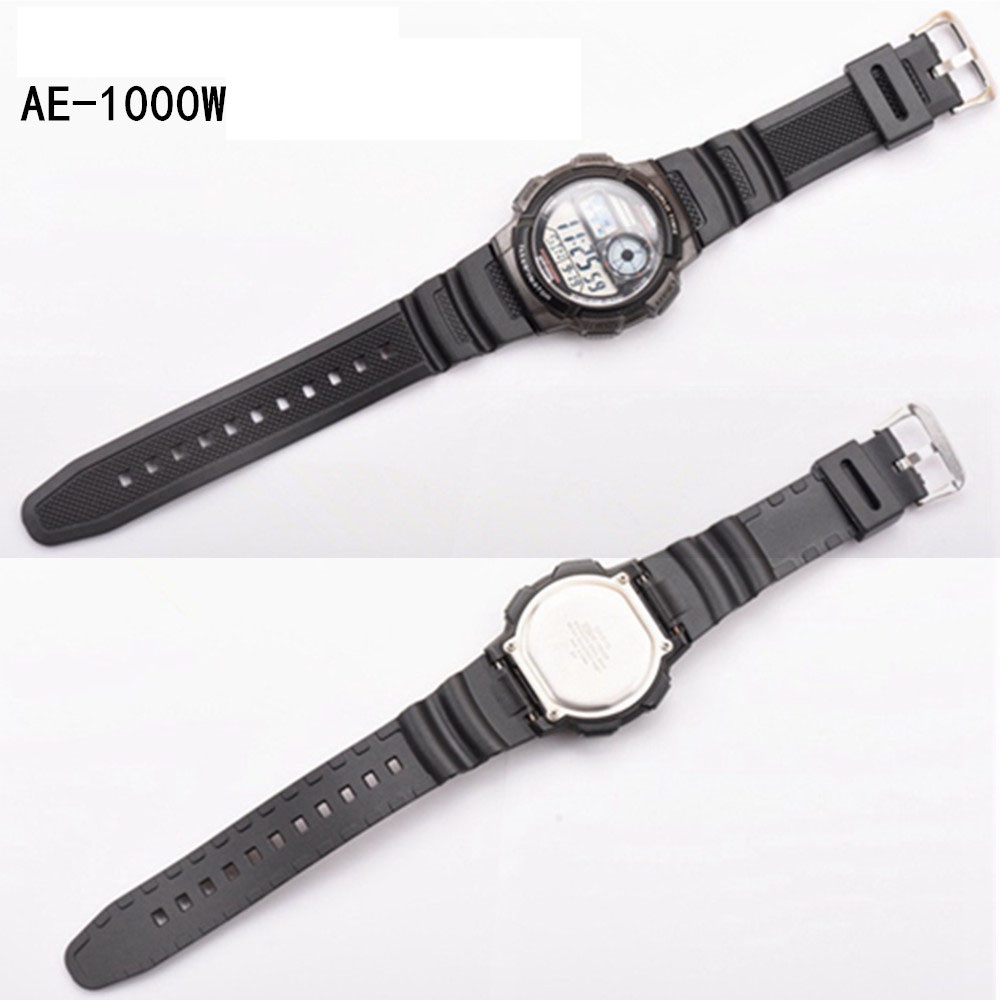 Dây Đeo Cao Su 18mm Cho Đồng Hồ Casio AQ-S810W S800W SGW-300H/400H/500H MRW-200H AE-1000W AE-1300/1200 W-S200H/800H/216H/735H