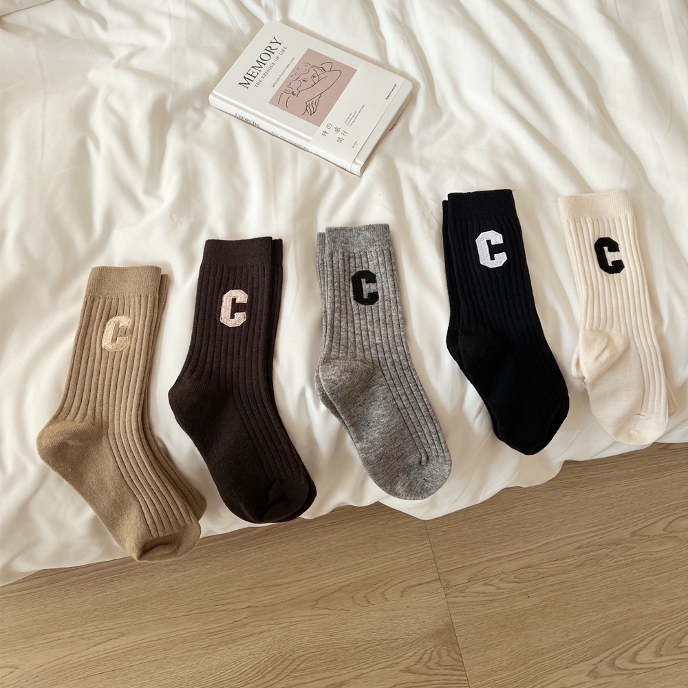 Tất Cổ Cao Hàn Quốc, Vớ Nam Nữ Cổ Cao Phong Cách Vải Cotton Thoáng Khí