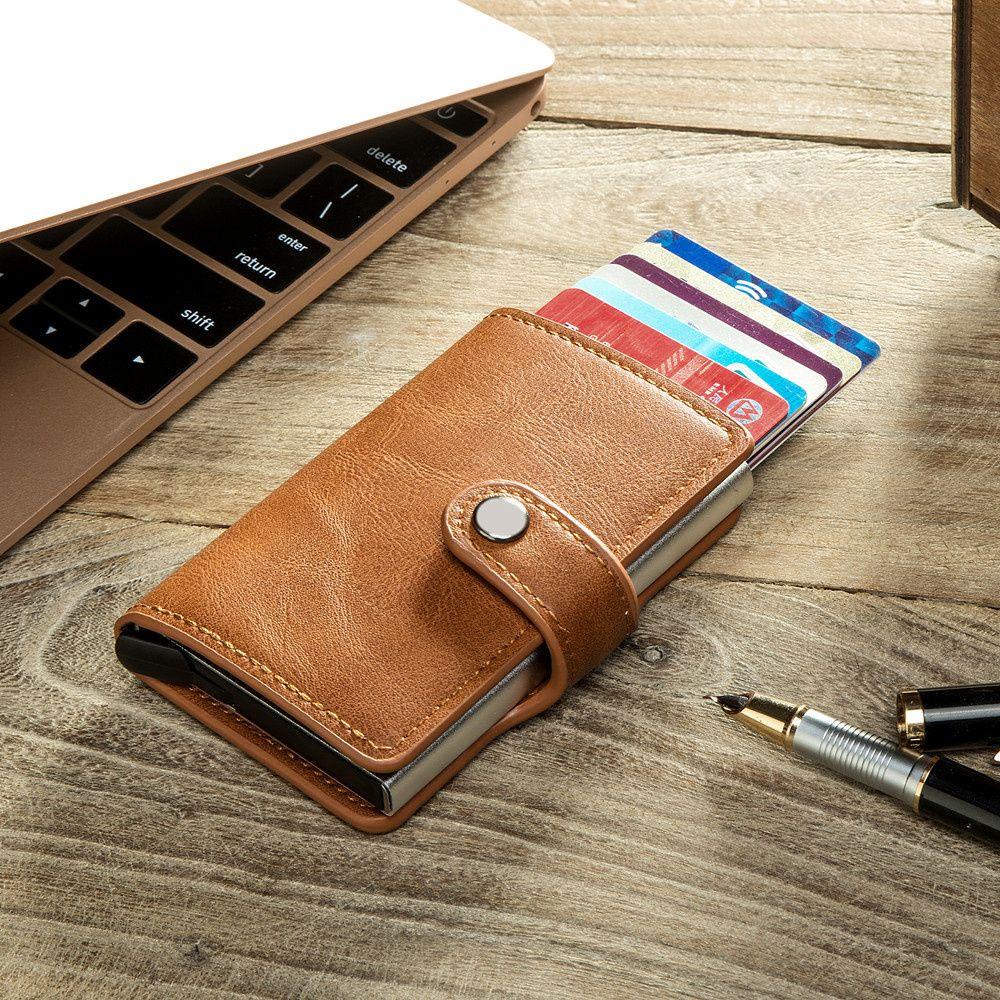 FOREVER Ví Đựng Thẻ RFID Bằng Kim Loại Chất Lượng Cao