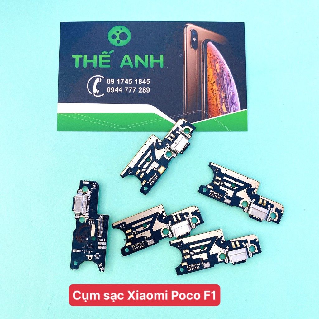 Cụm sạc Xiaomi POCO F1 ( mic , tai nghe ) , mạch sạc xiaomi mã M1805E10A linh kiện loại tốt, bảo hành đổi trả