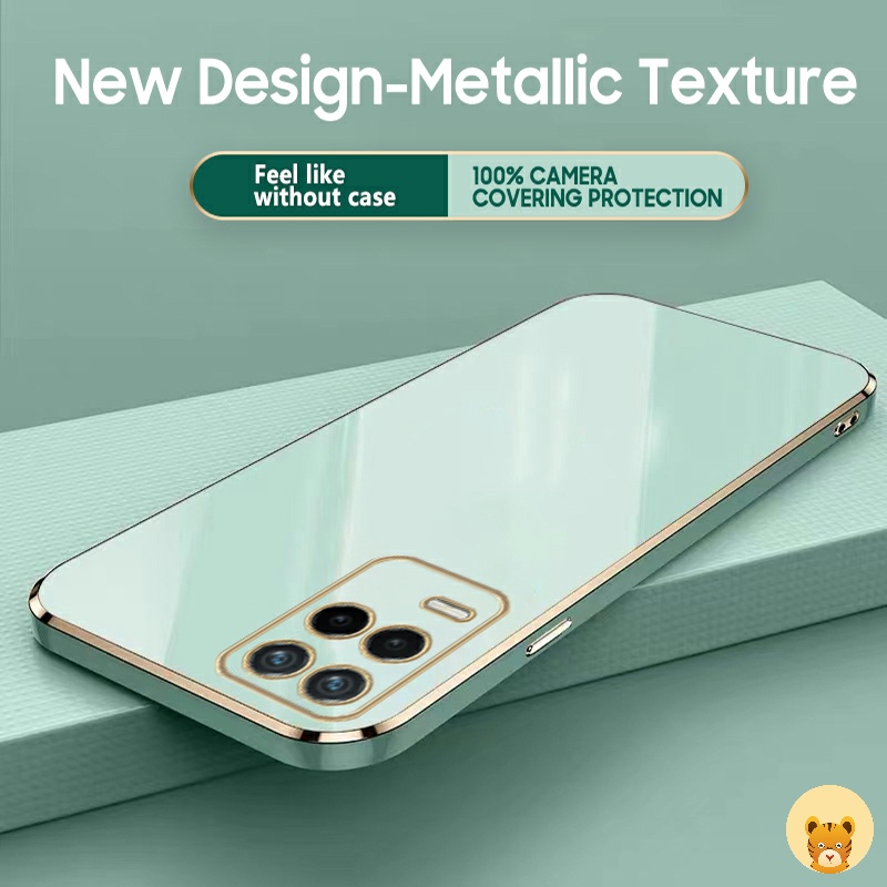 Ốp Điện Thoại Mạ Điện Sang Trọng 7 Màu Tùy Chọn Cho Realme 8i Case 8 Pro 4G 5G