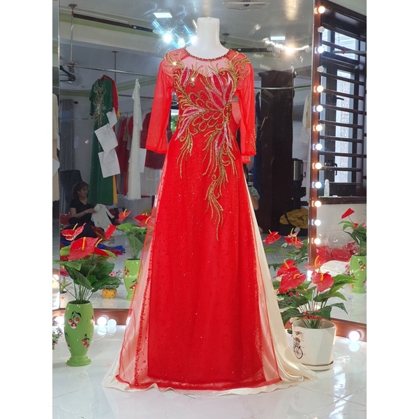 Áo dài mẹ cô dâu