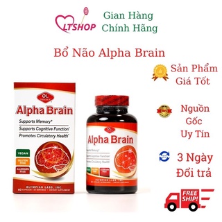  Viên Uống Bỗ Não Và Hỗ Trợ Tuần Hoàn Máu Não Olympian Labs Alpha Brain 60 Viên