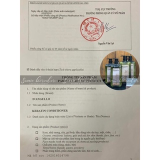 Cặp gội xả siêu phục hồi DANGELLO