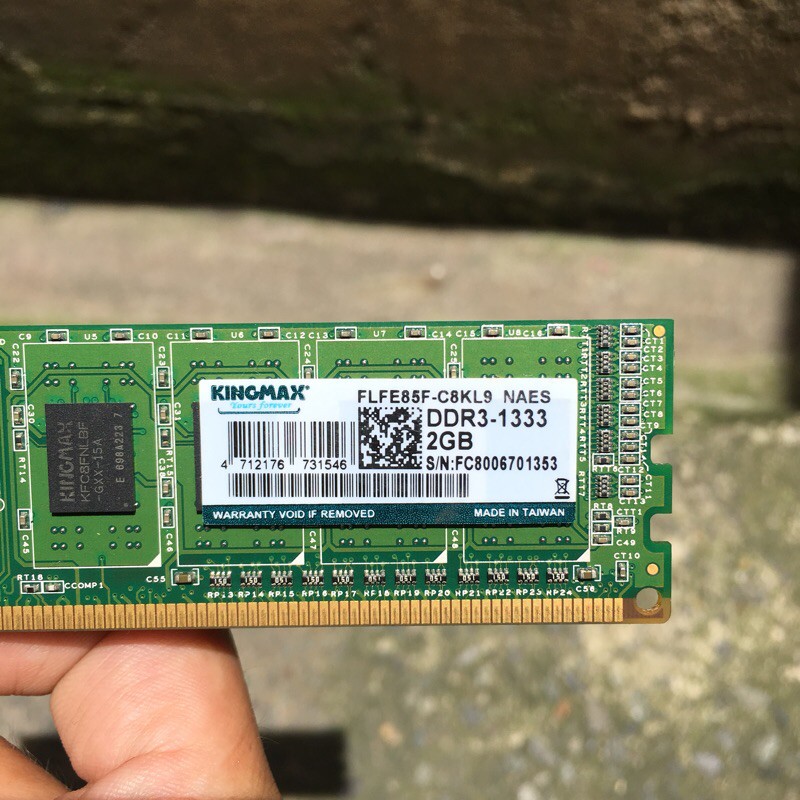 RAM kingmax 2GB/BUS 1333 (Chính hãng)