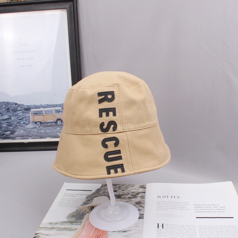 Nón Bucket UNISEX Nam Nữ RESCUE NB27 mũ tai bèo trơn nhiều màu phong cách Ulzzang