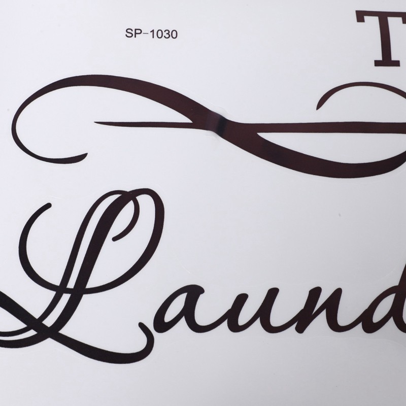 Decal Dán Tường Chữ Laundry Room